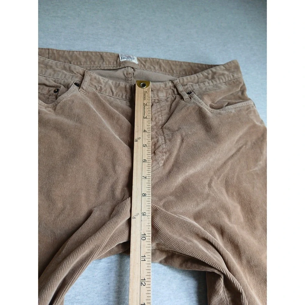 Faherty Pants 36x30 Corduroy Organic Cotton Cord Straight Leg Preppy Brown